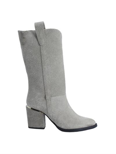 HAKİKİ DERİ VIZON Çizme Topuklu 855 43 V1 S