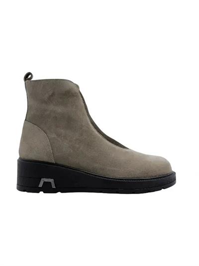 POLETTO  HAKİKİ DERİ VIZON-KAHVE Bot Düz  7318 94 S