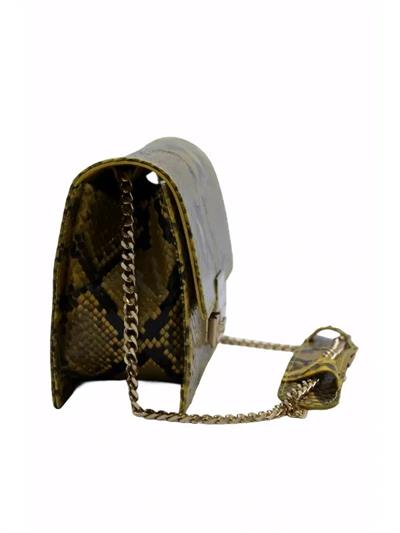 POLETTO  HAKİKİ YILAN/HAKİKİ DERİ SARI Çanta Omuz askılı CNT 802 V2 YLN