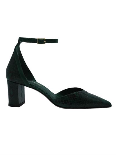 POLETTO  HAKİKİ YILAN/HAKİKİ DERİ YESIL Ayakkabı Stiletto 9841 114 V1 YLN