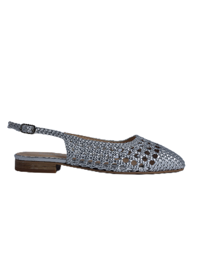 POLETTO  SUNİ DERİ GUMUS Babet Terlik 9757 03