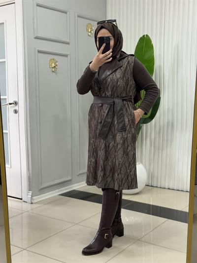 Yün Dantel Yelek