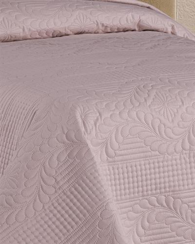 Jumbo Soft Çift Taraflı Tek Kişilik Yatak Örtüsü 2 Parça / Pembe