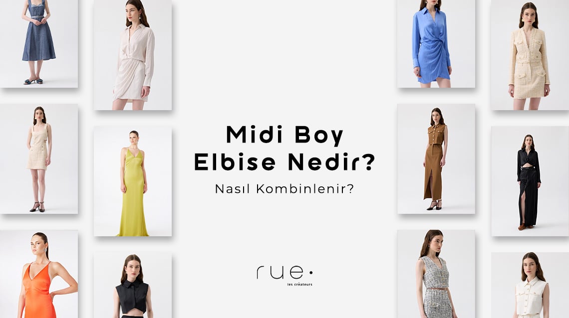 Midi Boy Elbise