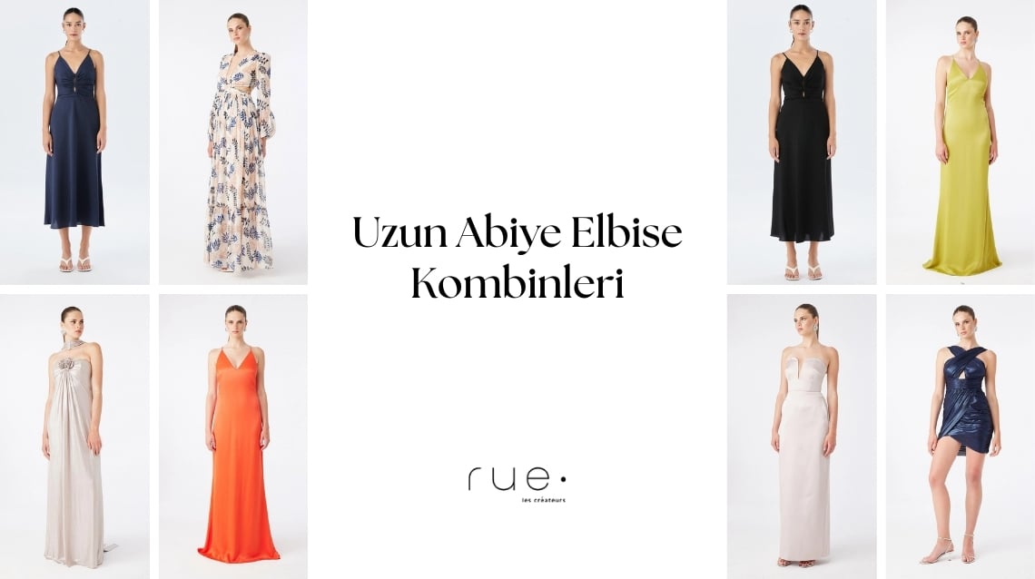 Uzun Abiye Elbise Kombinleri