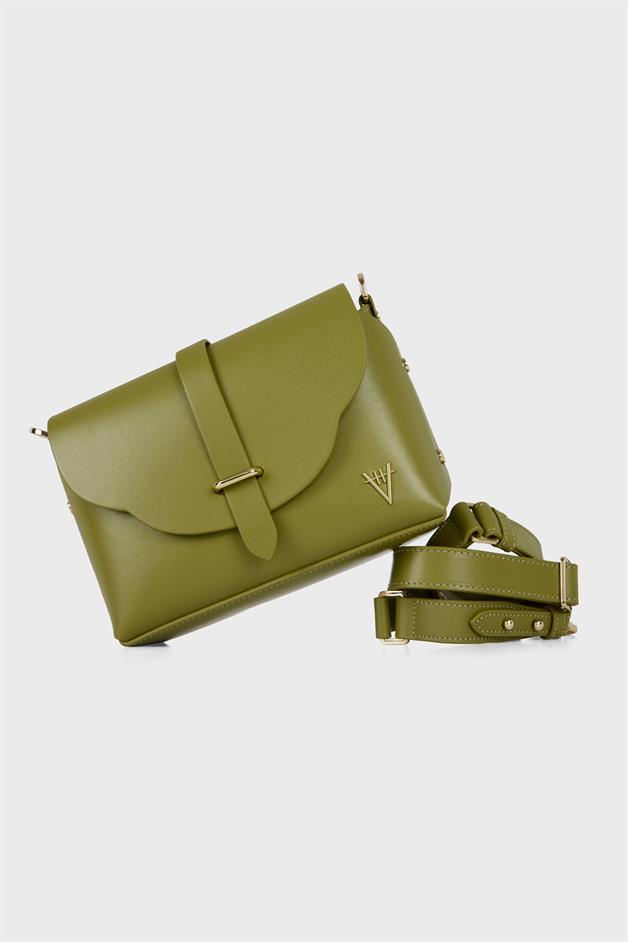 Harmonia Shoulder Olive Bag