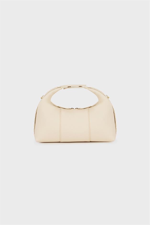 Midi Croissant Bone Bag