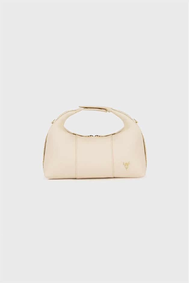 Midi Croissant Bone Bag