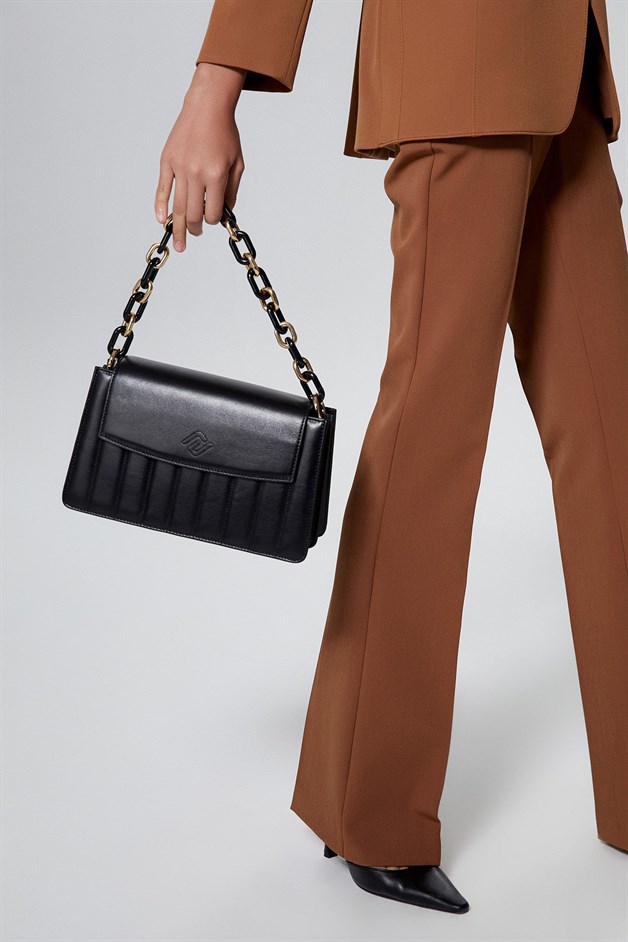 Crossbody Bag with Chain Strap