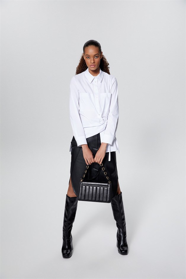 Crossbody Bag with Chain Strap