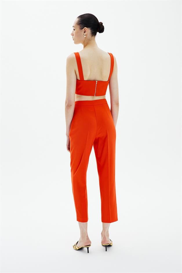 Yüksek Bel Narçiçeği Pantolon