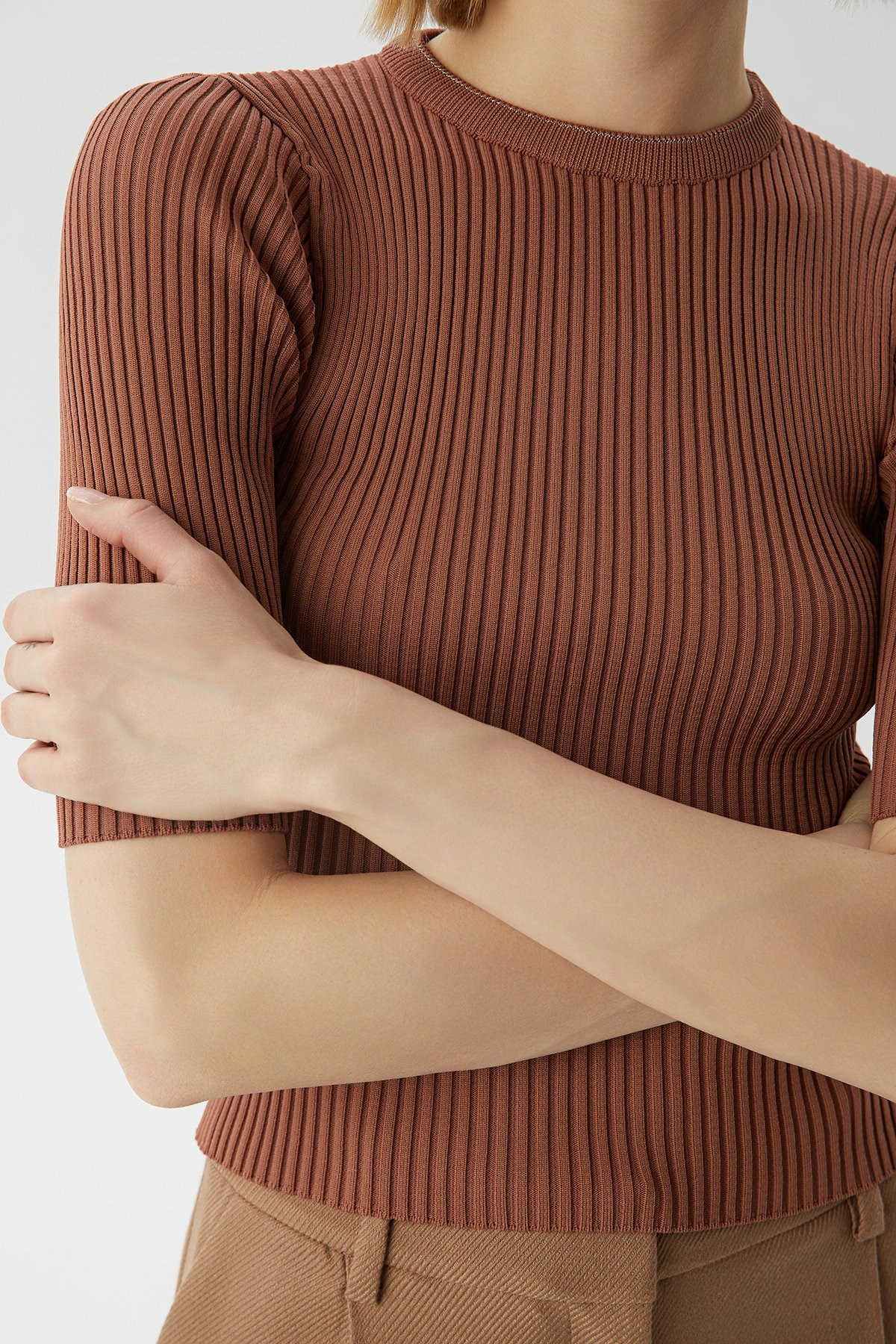 Fitilli Bakır Crop Top · 4