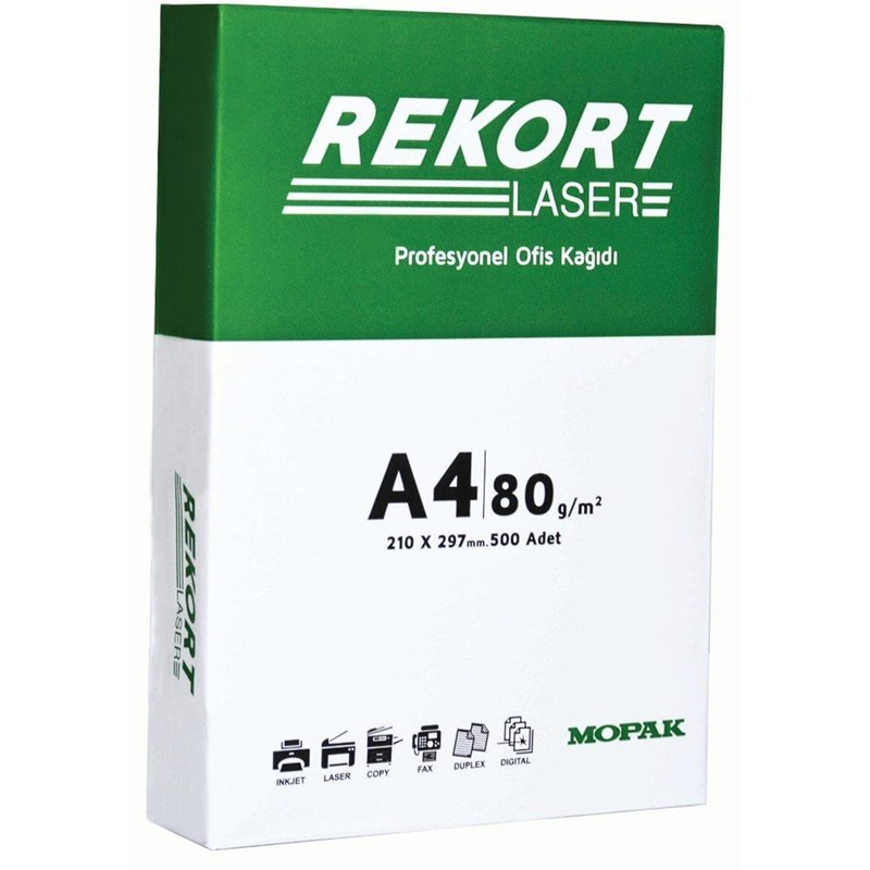 Mopak Rekort A4 Fotokopi Kağıdı 500'lü 80 Gr