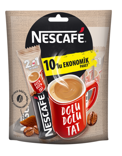 Nescafe 2'si 1 Arada Kahve 10'lu 10 Gr