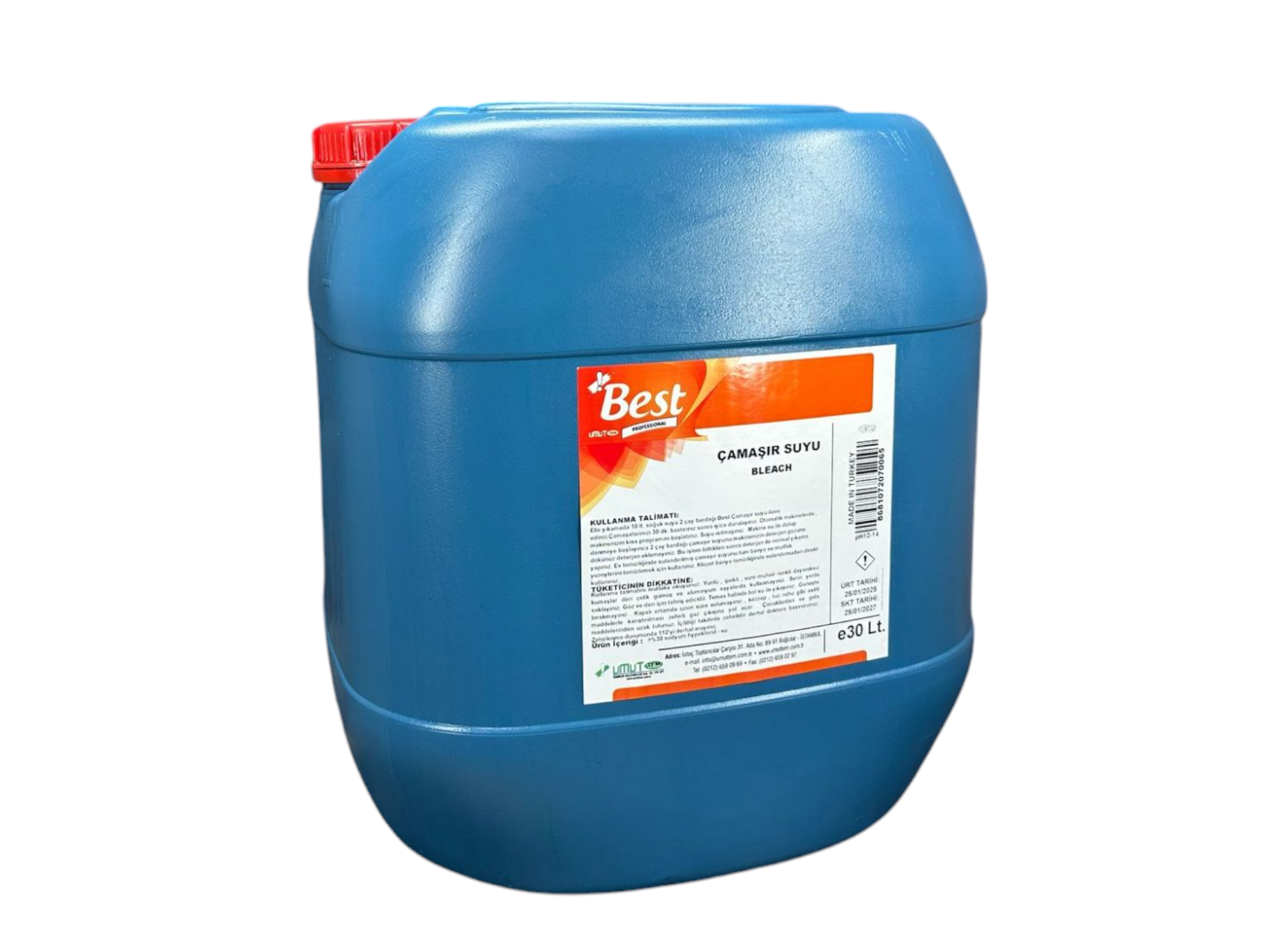 Best Çamaşır Suyu 30 Lt (Saf)