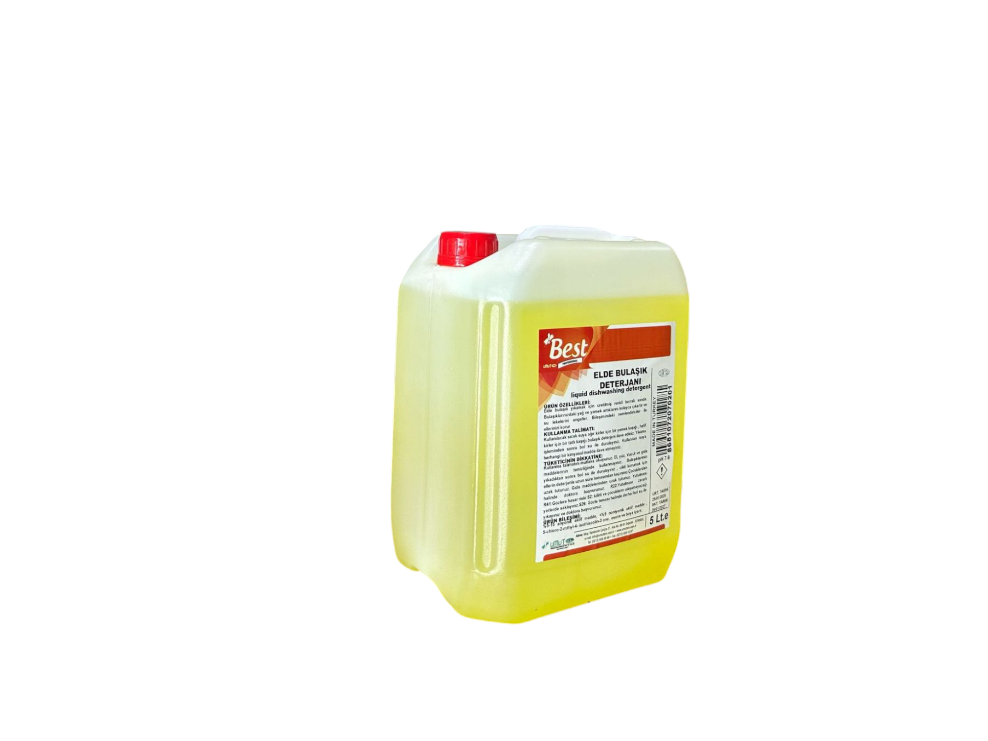 Best Elde Bulaşık Deterjanı Sarı Extra 5 Lt