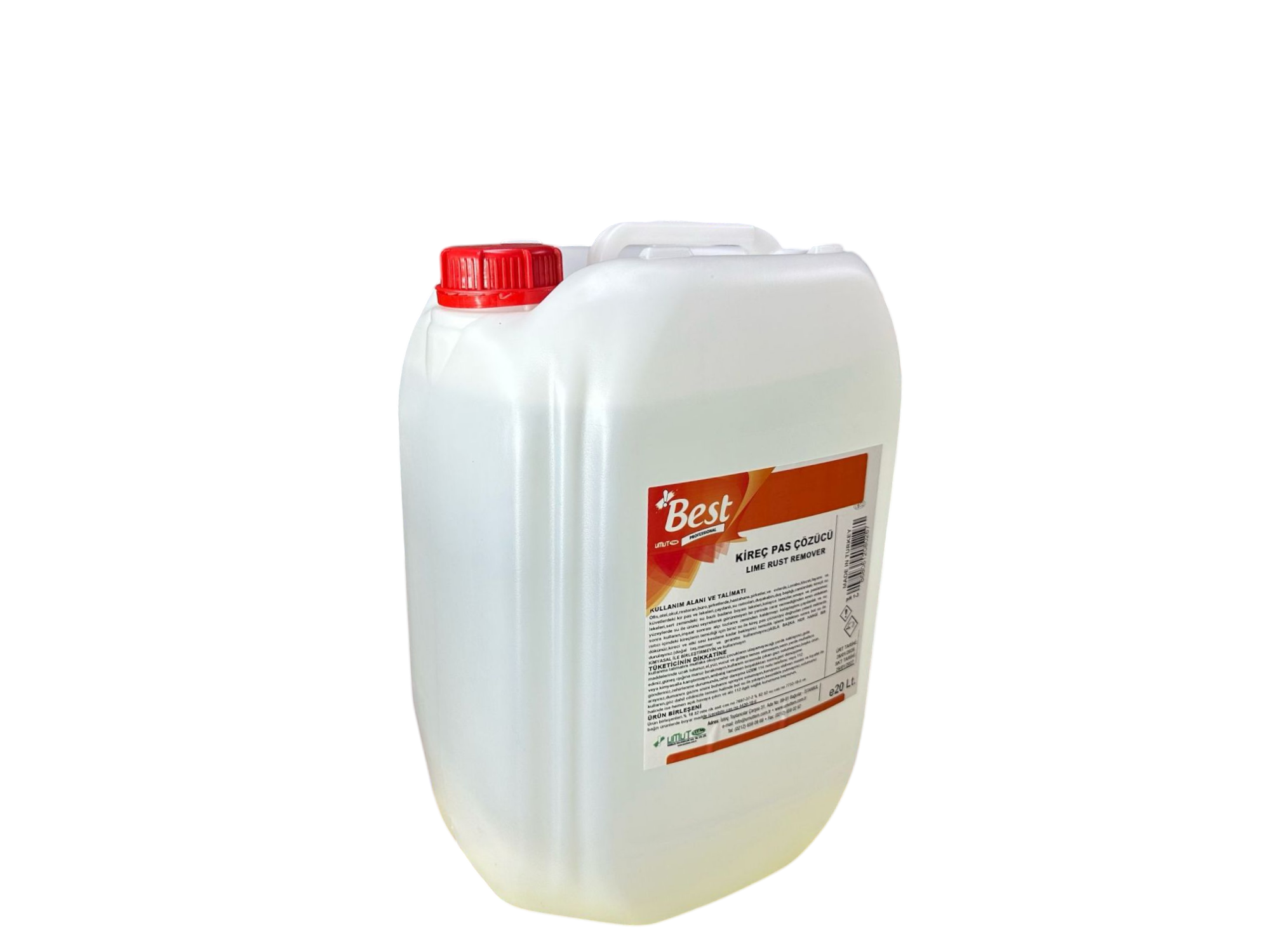 Best Kireç Ve Pas Çözücü 20 Lt