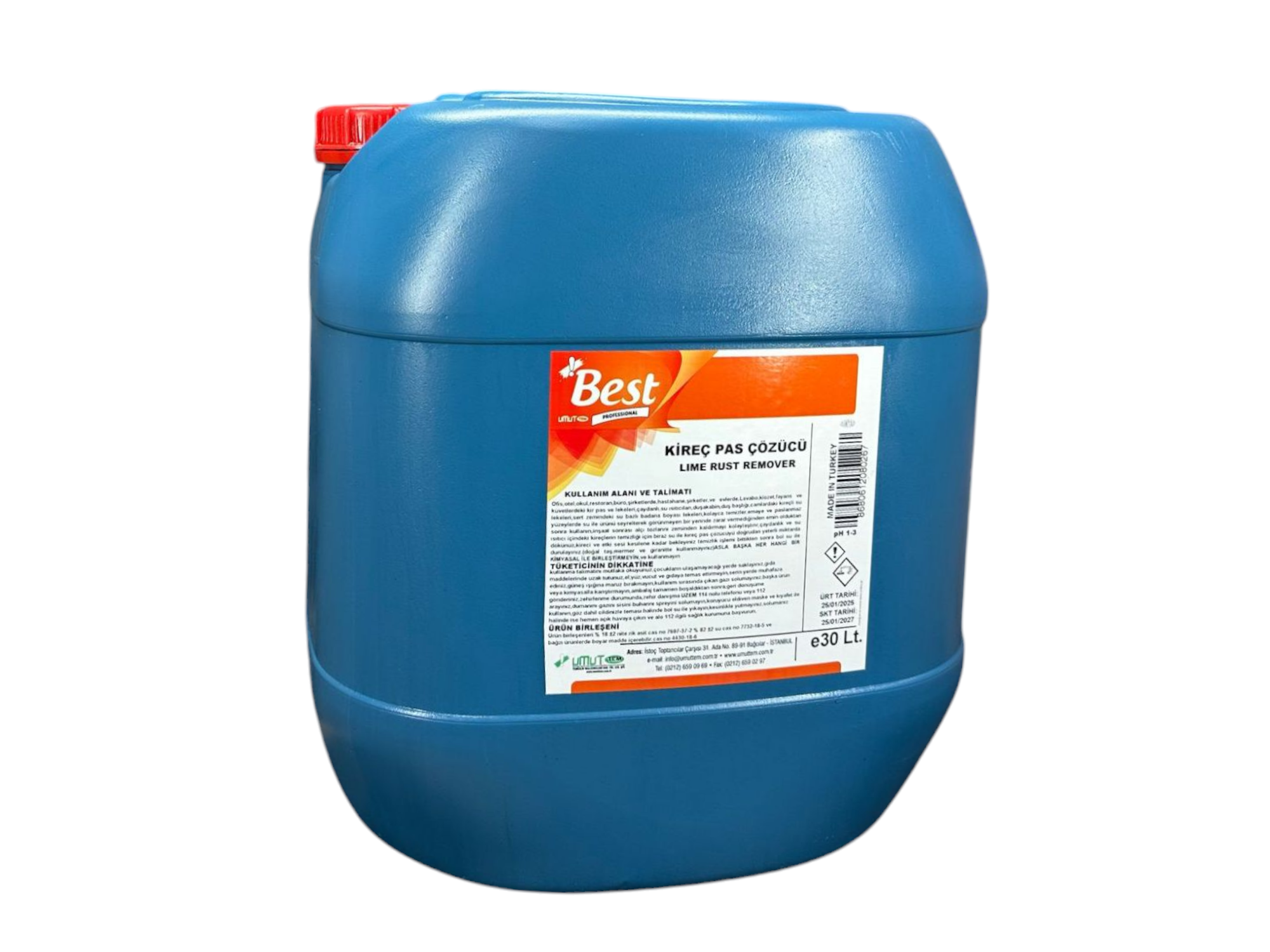 Best Kireç Ve Pas Çözücü 30 Lt