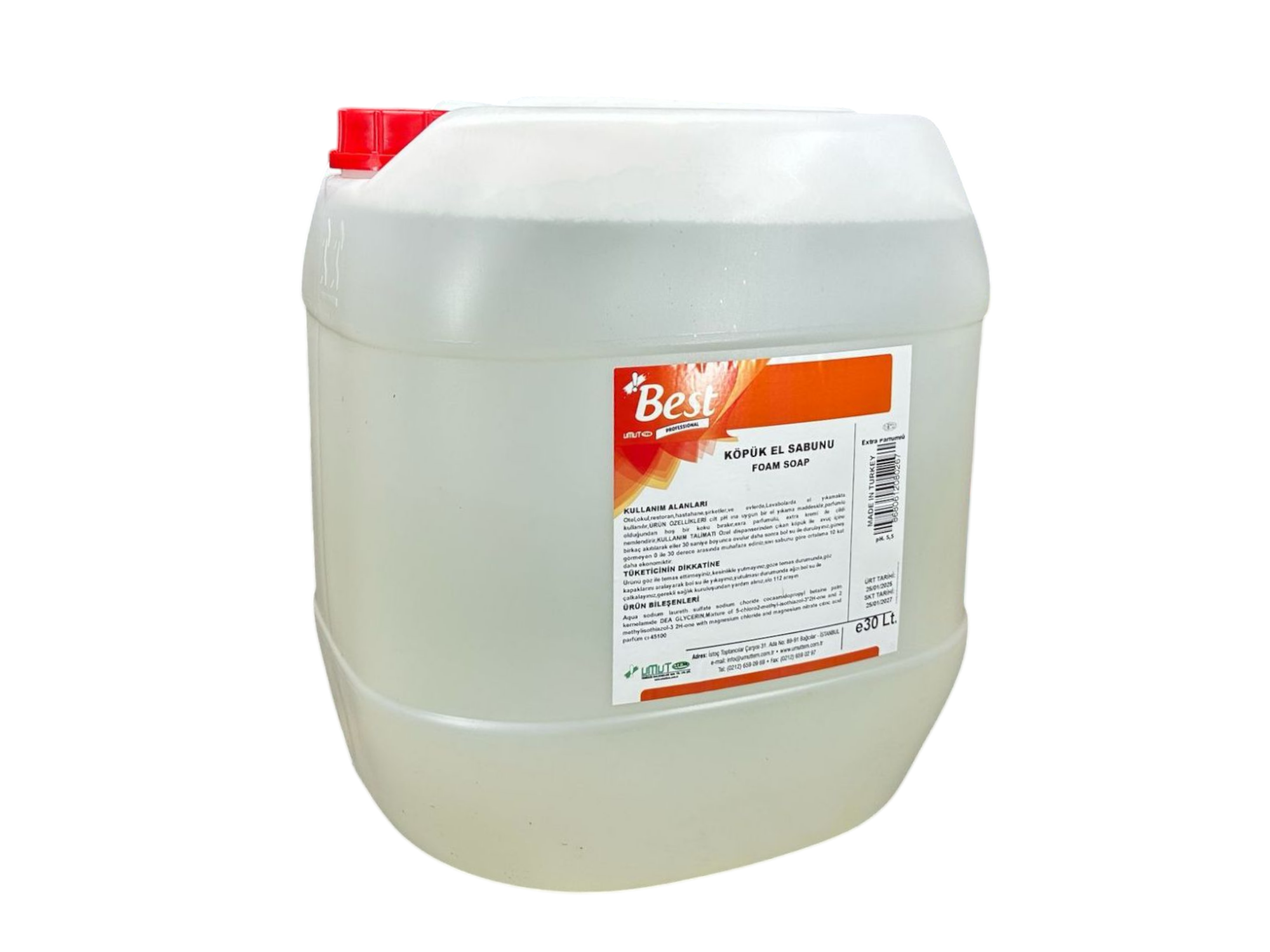 Best Köpük El Yıkama Sabunu 30 Kg