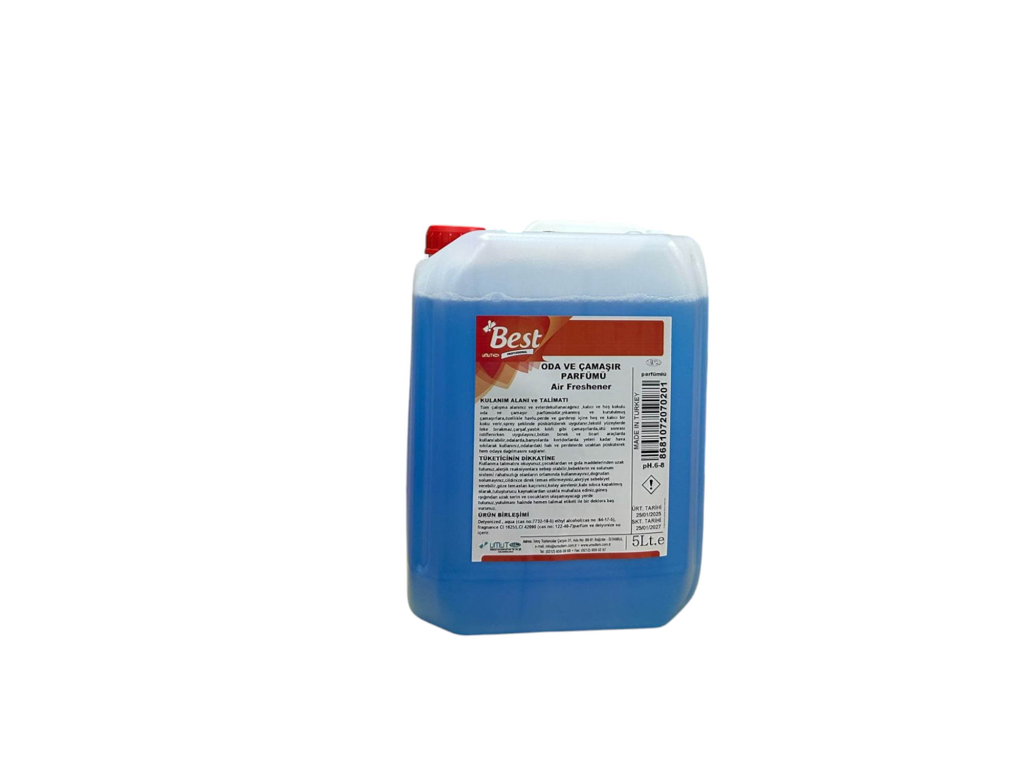 Best Oda Ve Çamaşır Parfümü Ocean 5 Lt