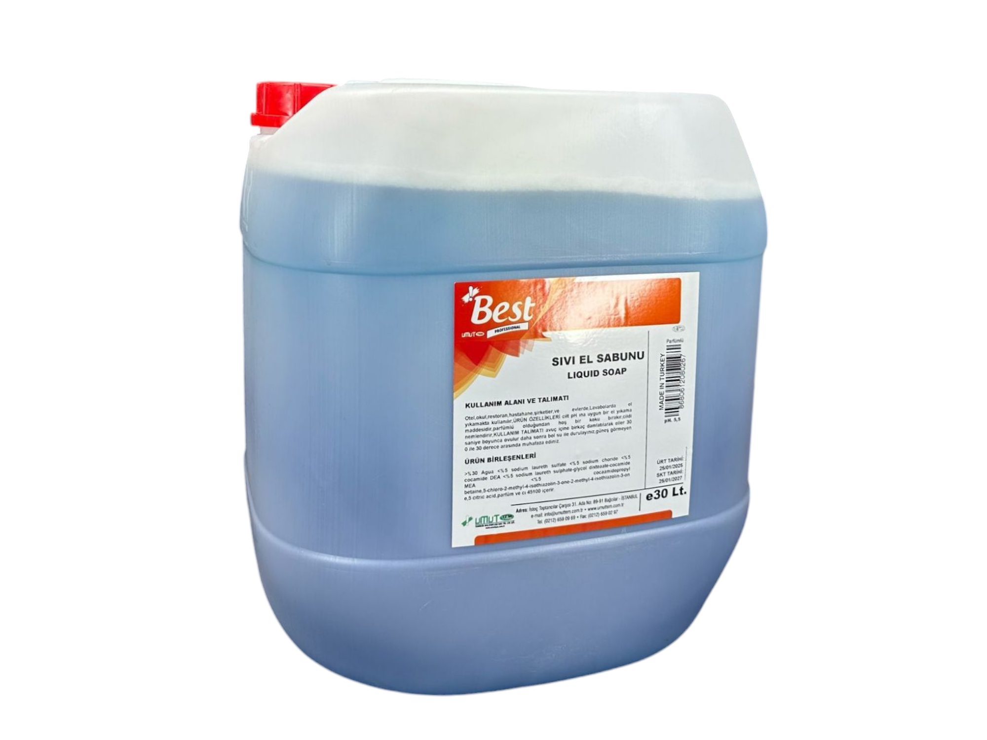 Best Sıvı El Yıkama Sabunu 30 Lt Okyanus 