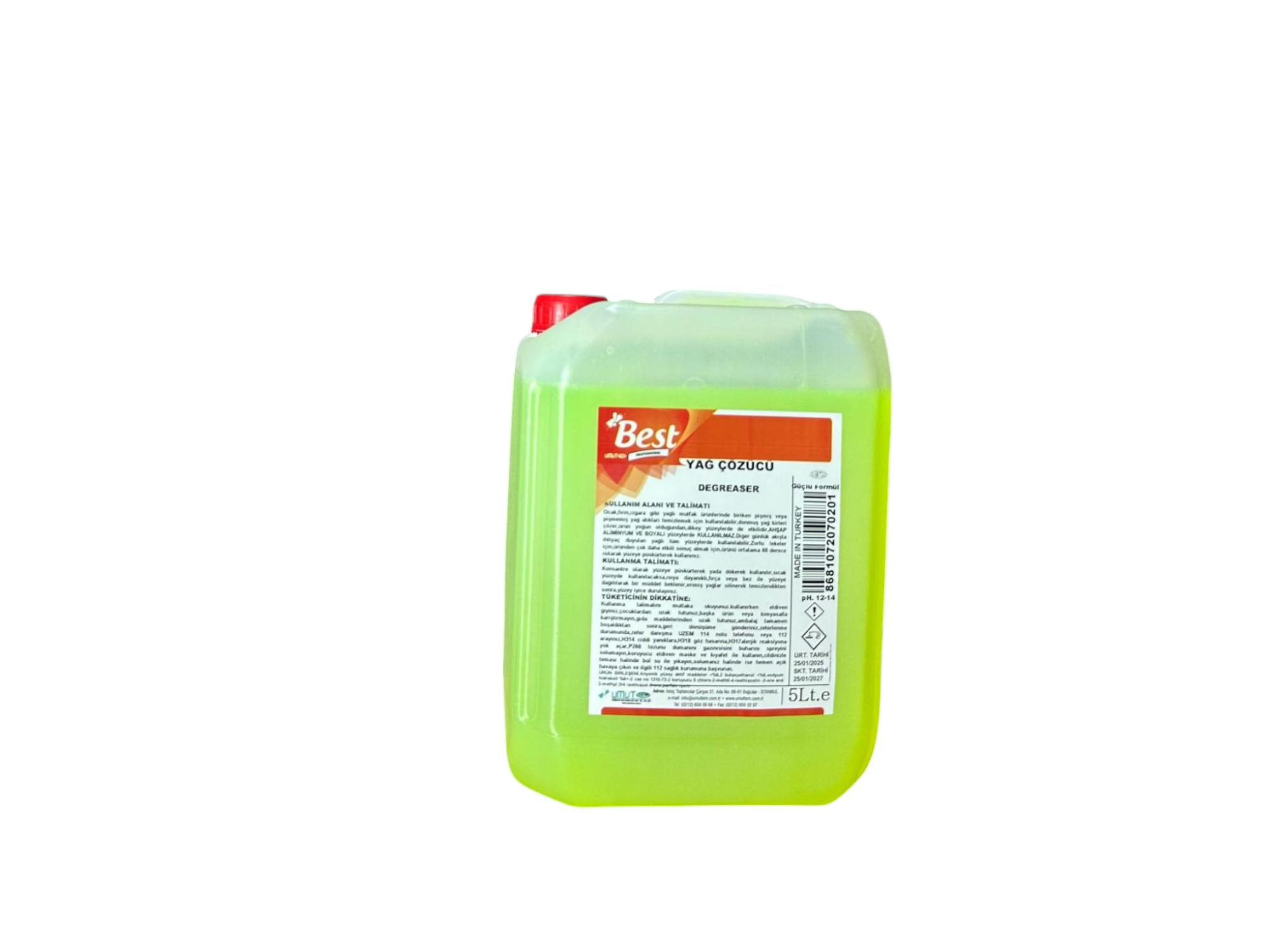 Best Yağ Çözücü 5 Lt
