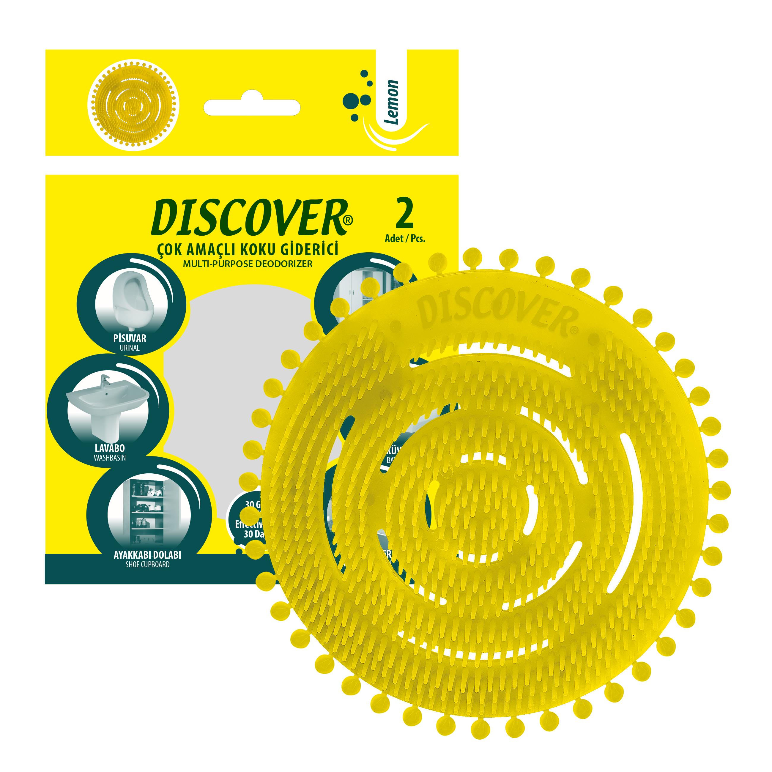 Discover Çok Amaçlı Koku Giderici Lemon 2 li