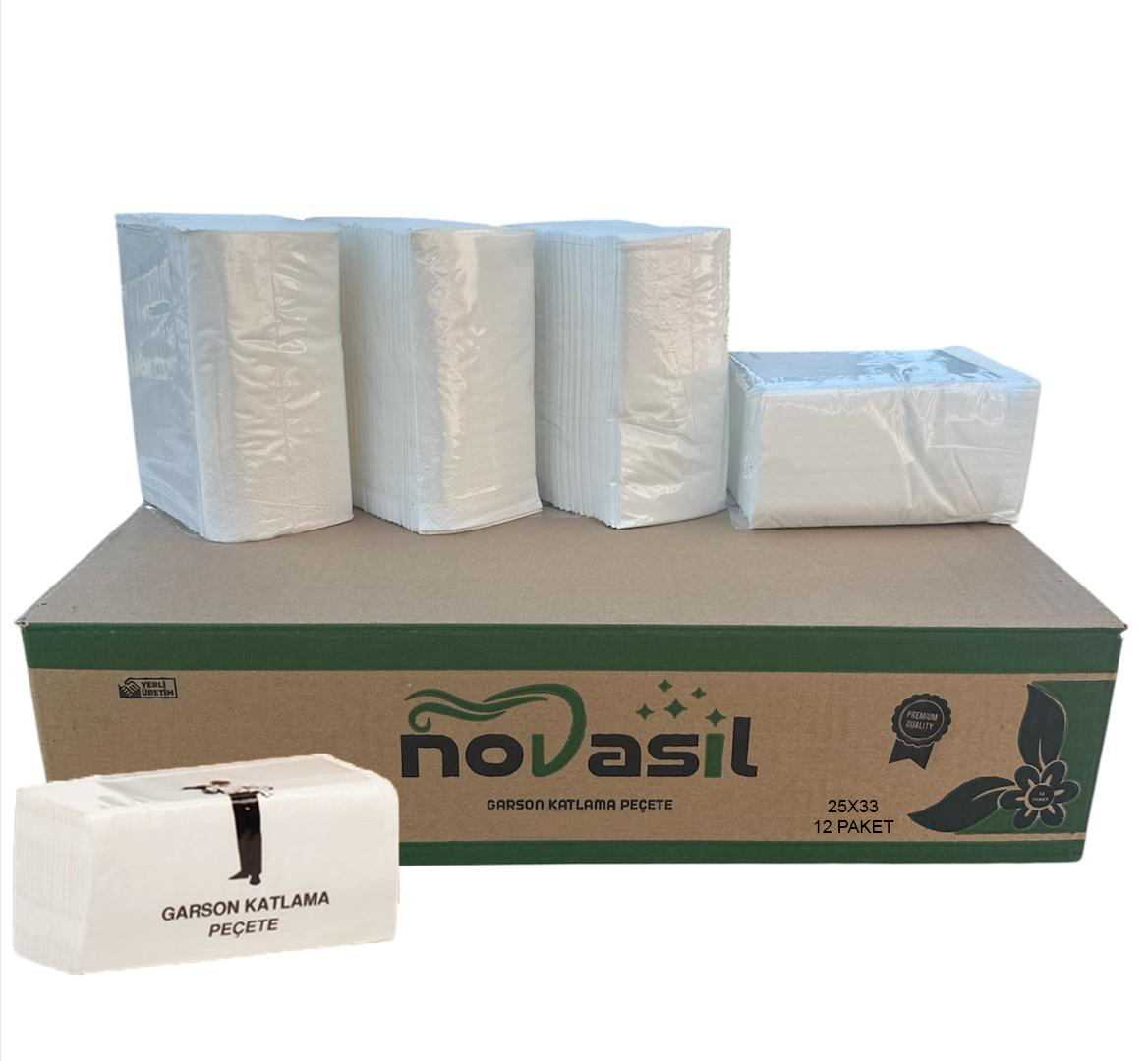 Garson Katlı Peçete 12x100 Paket