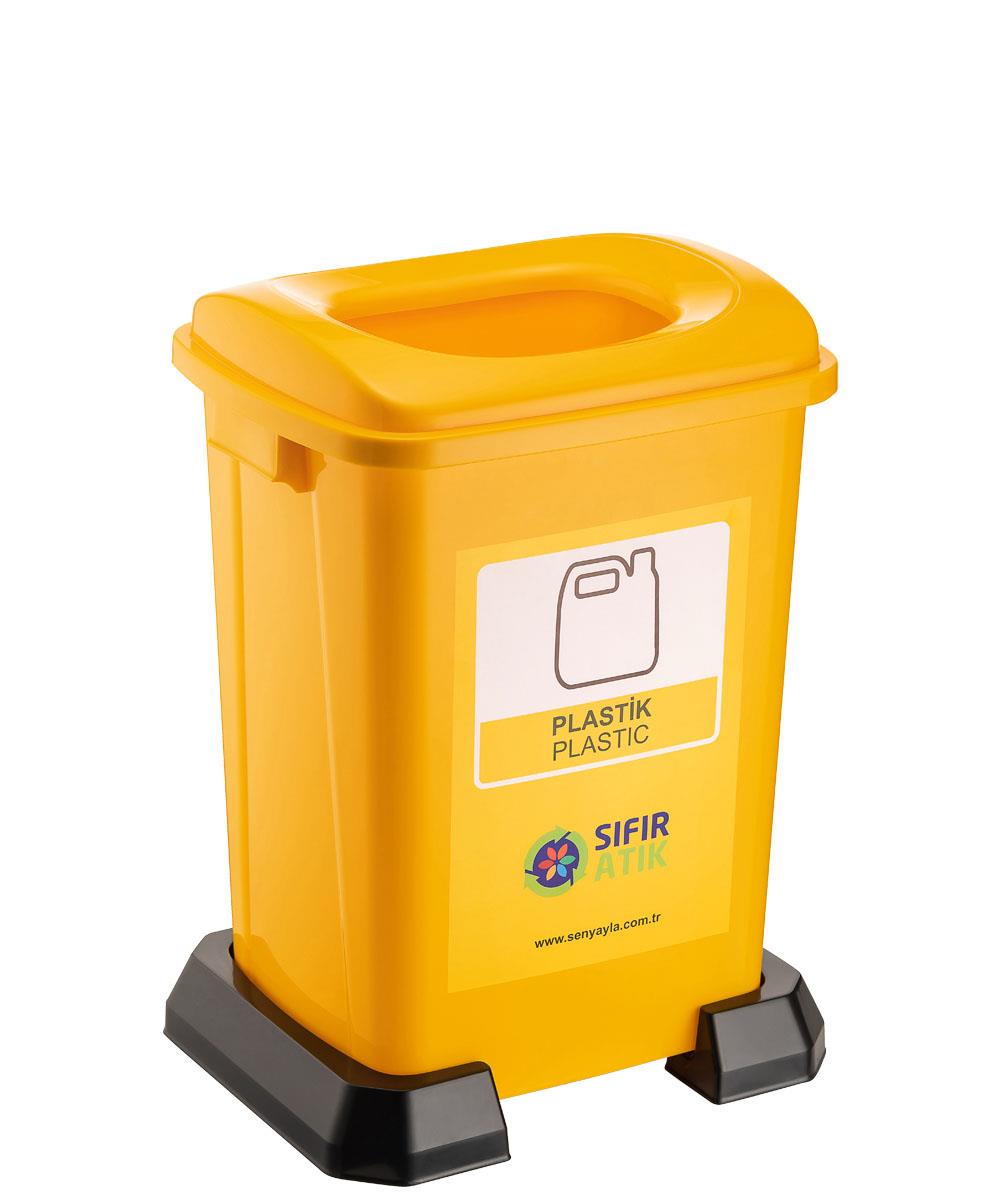 Geri Dönüşüm Kutusu Plastik Atık 50 Lt