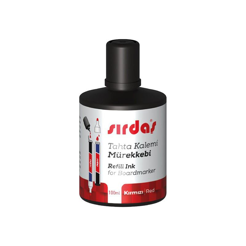 Sırdaş Kırmızı Tahta Kalemi Mürekkebi 100 ml