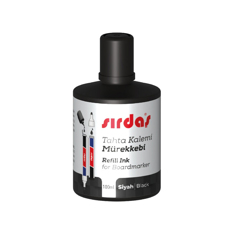 Sırdaş Siyah Tahta Kalemi Mürekkebi 100 ml