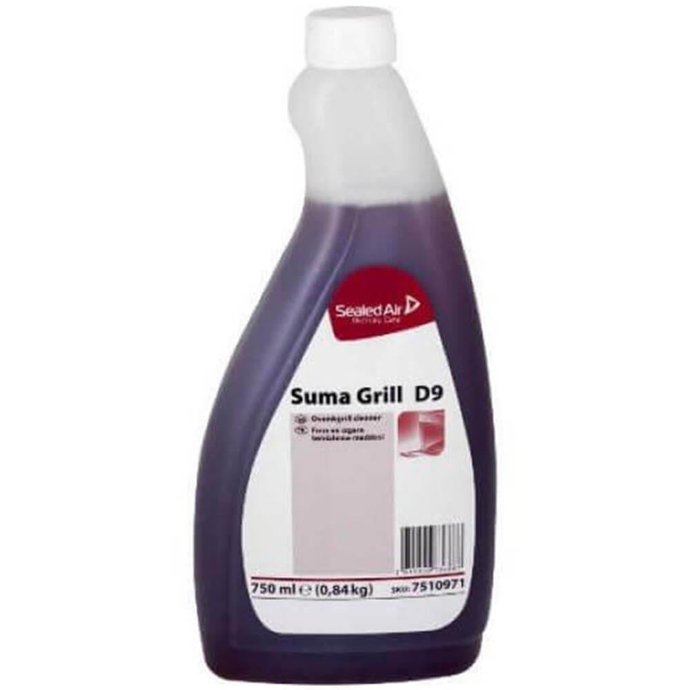 Suma Grill D9 Ağır Yağ Çözücü Izgara ve Fırın Temizleme Maddesi 750 ml