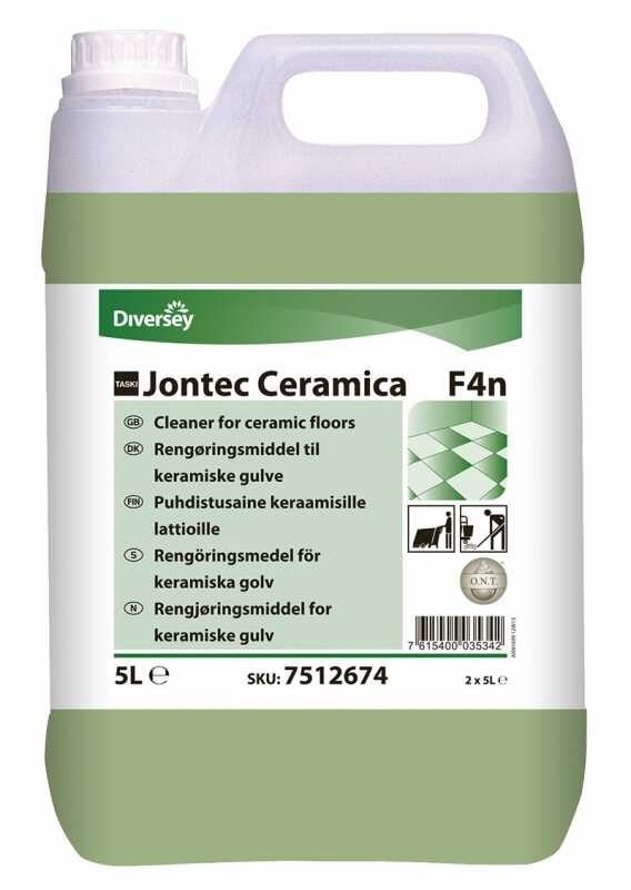 Taski Jontec F4N Ceramica Cilasız Parlak Zeminler için Temizlik Ürünü 5 Lt