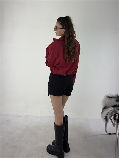 Bordo Mevsimlik Ceket