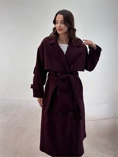 Bordo Uzun Tasarım Kaban