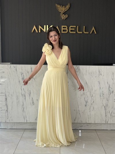 Floransa Sarı Abiye