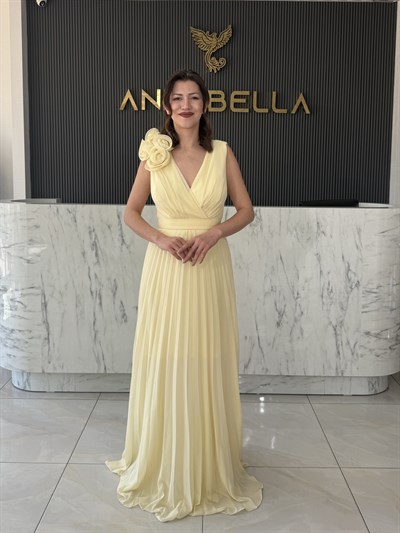 Floransa Sarı Abiye