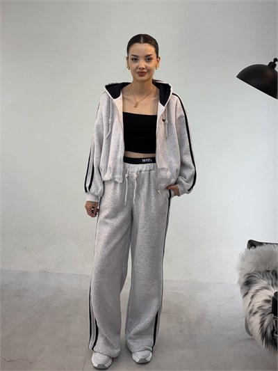 Gri Sweat Pantolon Takım