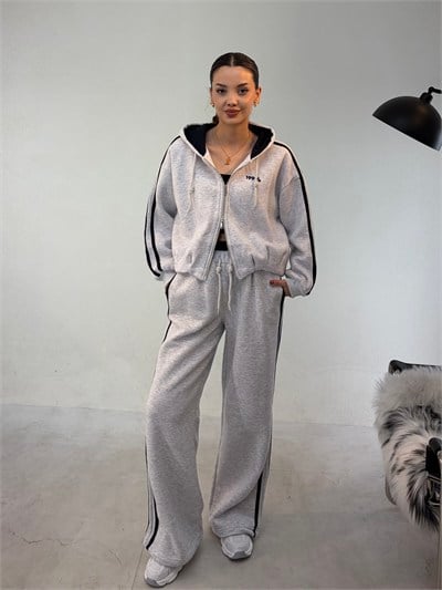 Gri Sweat Pantolon Takım