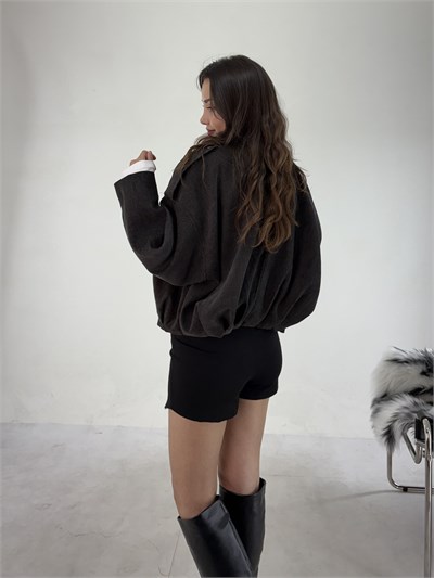 Kahve Modal Bomber Mont