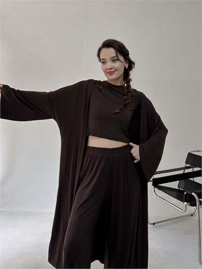 Kahve Üçlü Takım