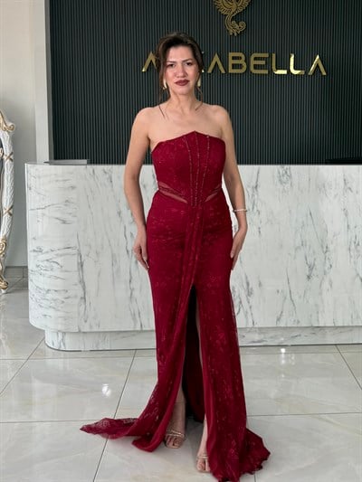 Kırmızı Jessica Abiye