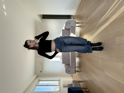 Parmak Geçirrmeli Crop Badi Siyah