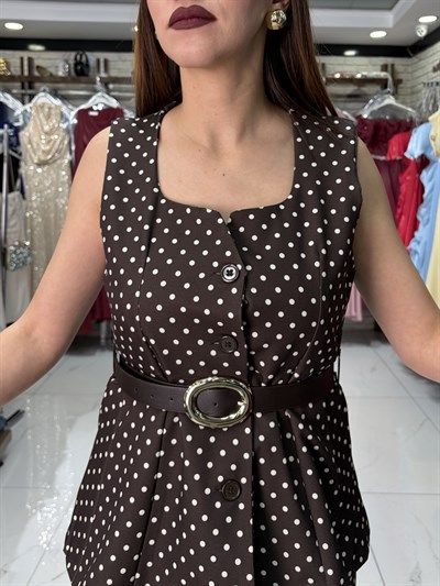 Puantiyeli Acı Kahve Takım