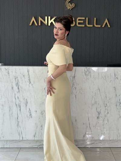 Tereyağ Sarısı Siena Abiye