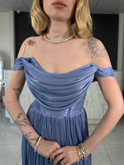 Vixen Lacivert Abiye