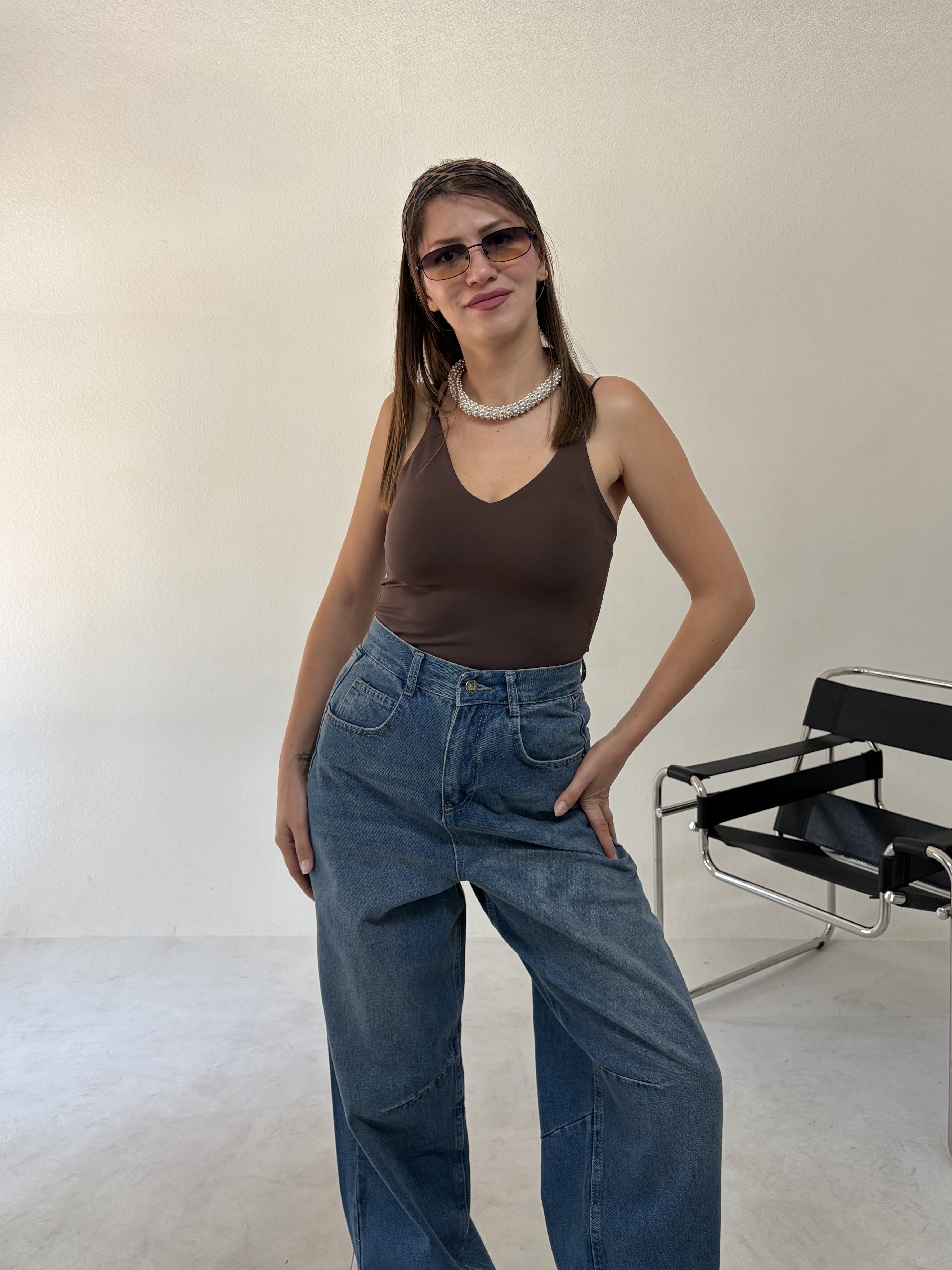 Koyu Mavi Baggy Jean · 4