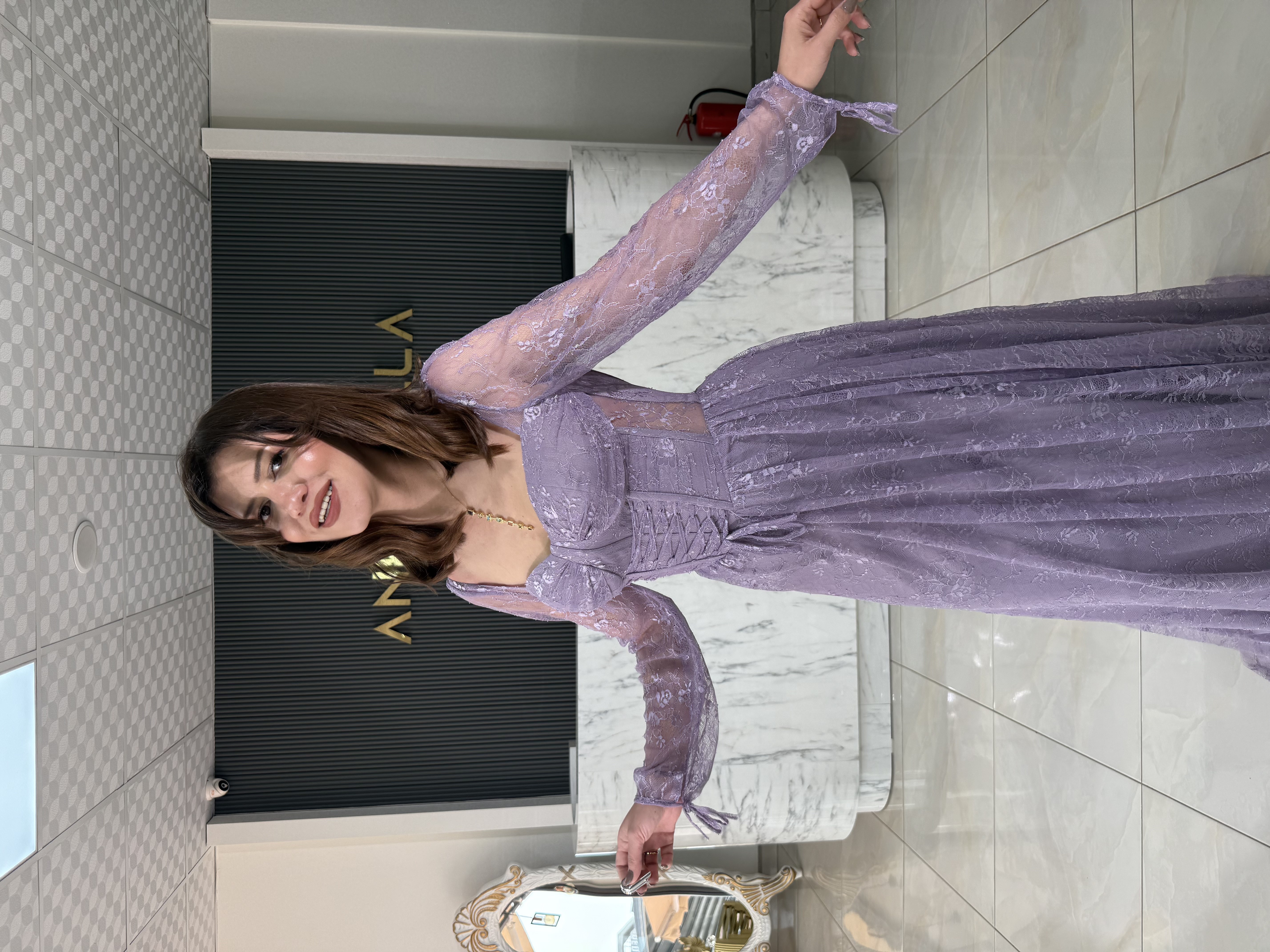 Lila Gotik Abiye · 6