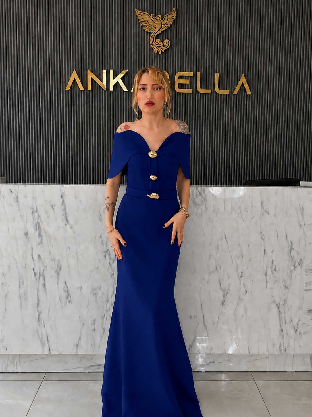 Saks Mavisi Siena Abiye