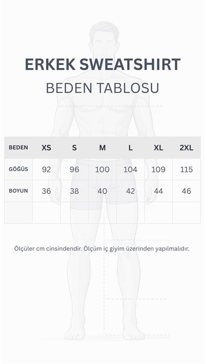 Crew Neck Jaguar Pattern Flocked Print Regular Fit Black Sweatshirt